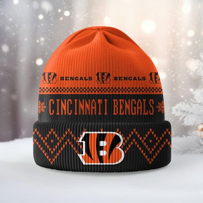 Premium NFL CIN Beanie Hat V1 NMD TTV