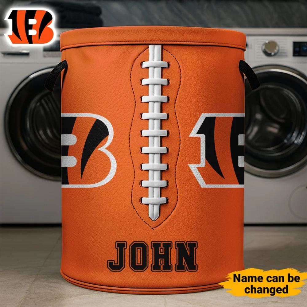 Premium NFL CIN Clothes Hamper HI V1 NMD TTV