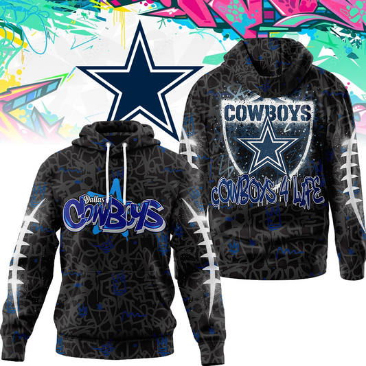 Premium NFL DAL Special Graffiti Hoodie V2 NMD  TTV