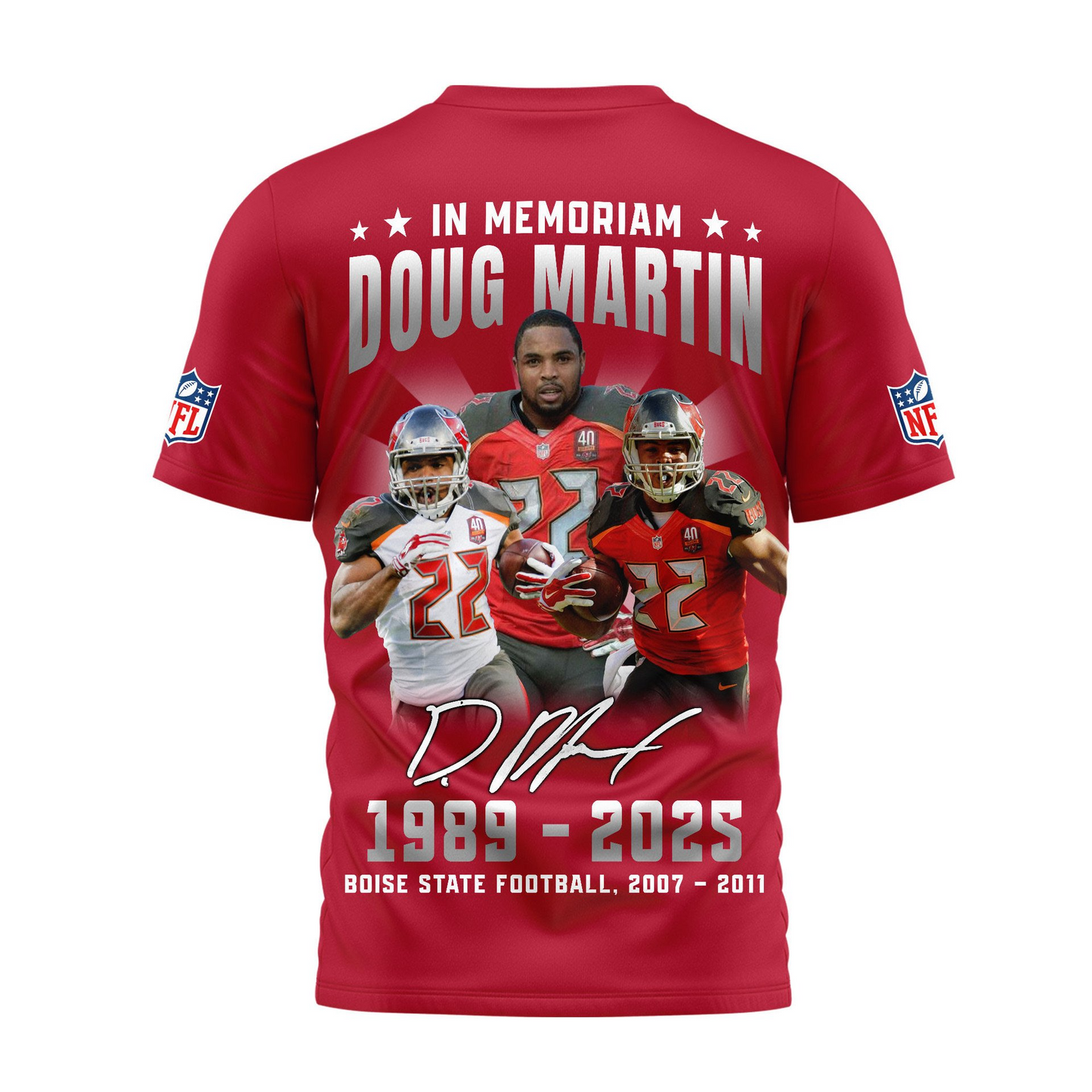 Premium NFL In Memory Of Doug Martin T-Shirt  V7 NMD TTV