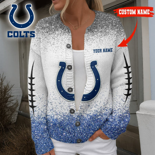 Premium NFL IND Cozy Knit Cardigan V1 NMD NHM