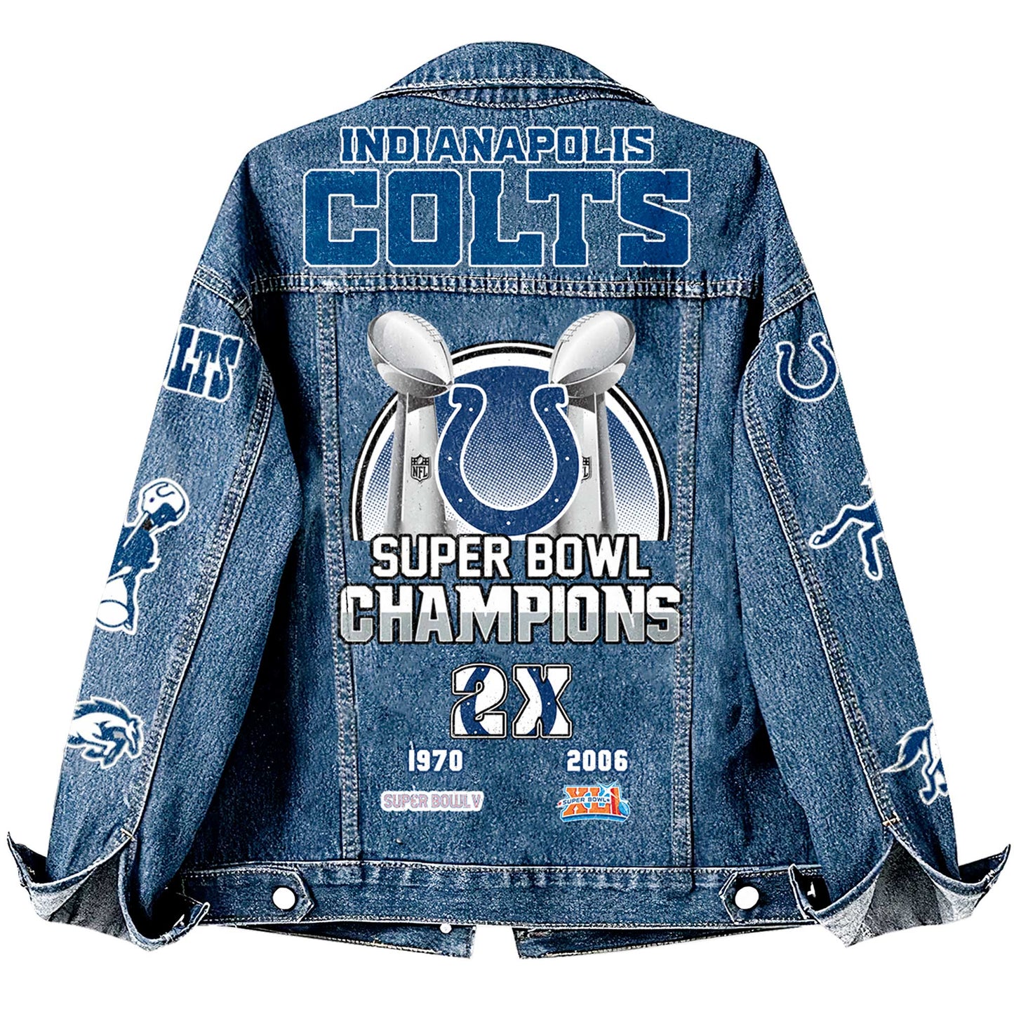 Premium NFL IND Denim Jacket V1 NMD NHM