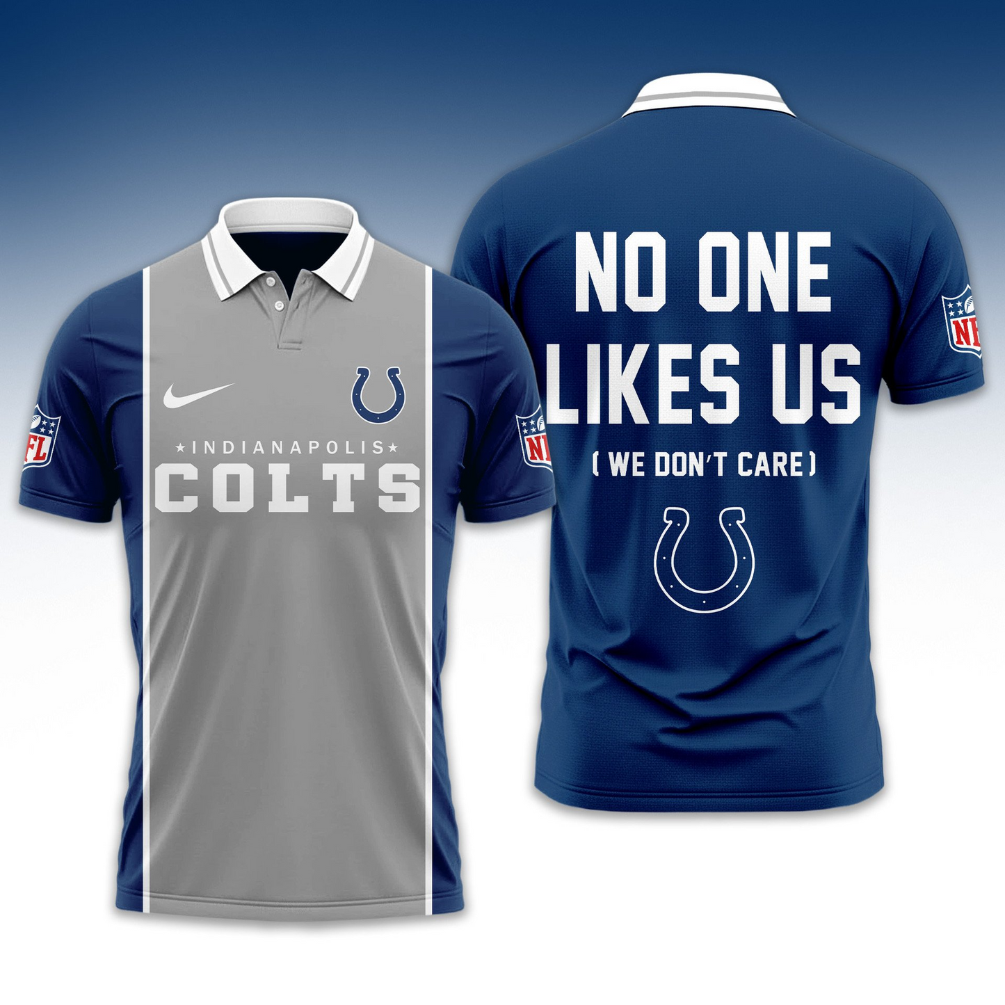 Premium NFL IND No One Likes Us Polo Shirt V1 NMD 291025 TTV