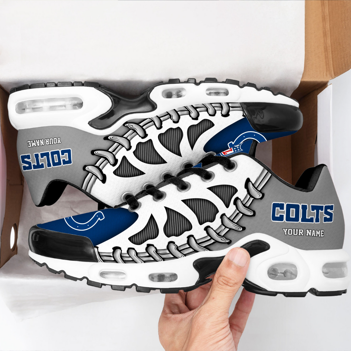 Premium NFL IND Spine Rush Air Max Sneaker V4 NMD TTV