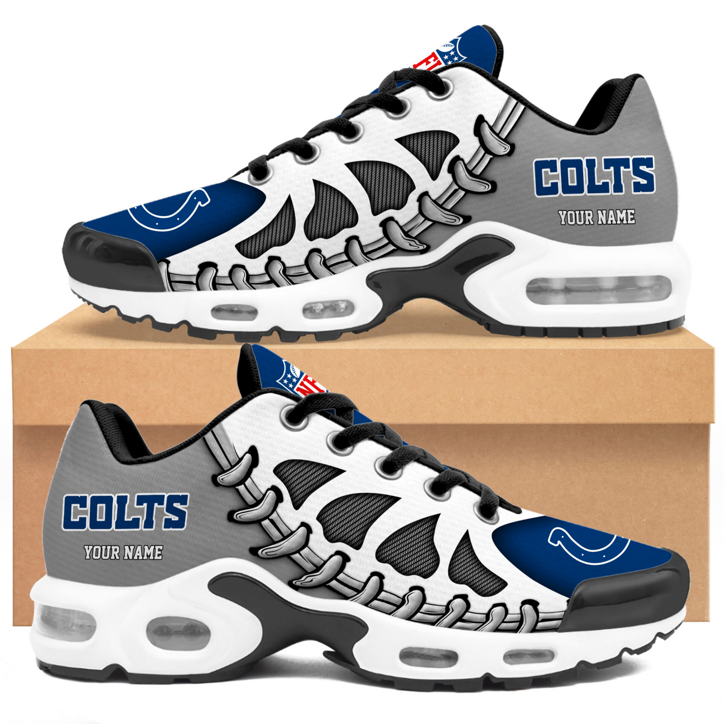 Premium NFL IND Spine Rush Air Max Sneaker V4 NMD TTV