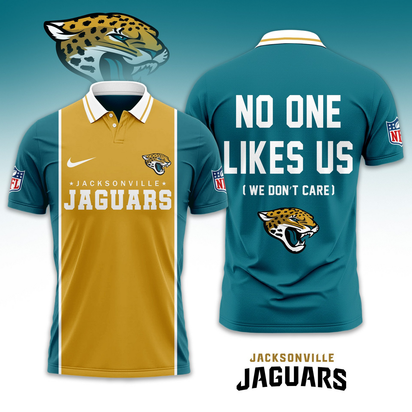 Premium NFL JAC No One Likes Us Polo Shirt V1 NMD 291025 TTV