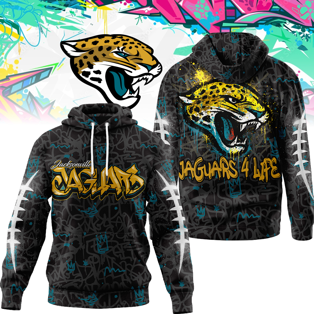 Premium NFL JAC Special Graffiti Hoodie V2 NMD TTV