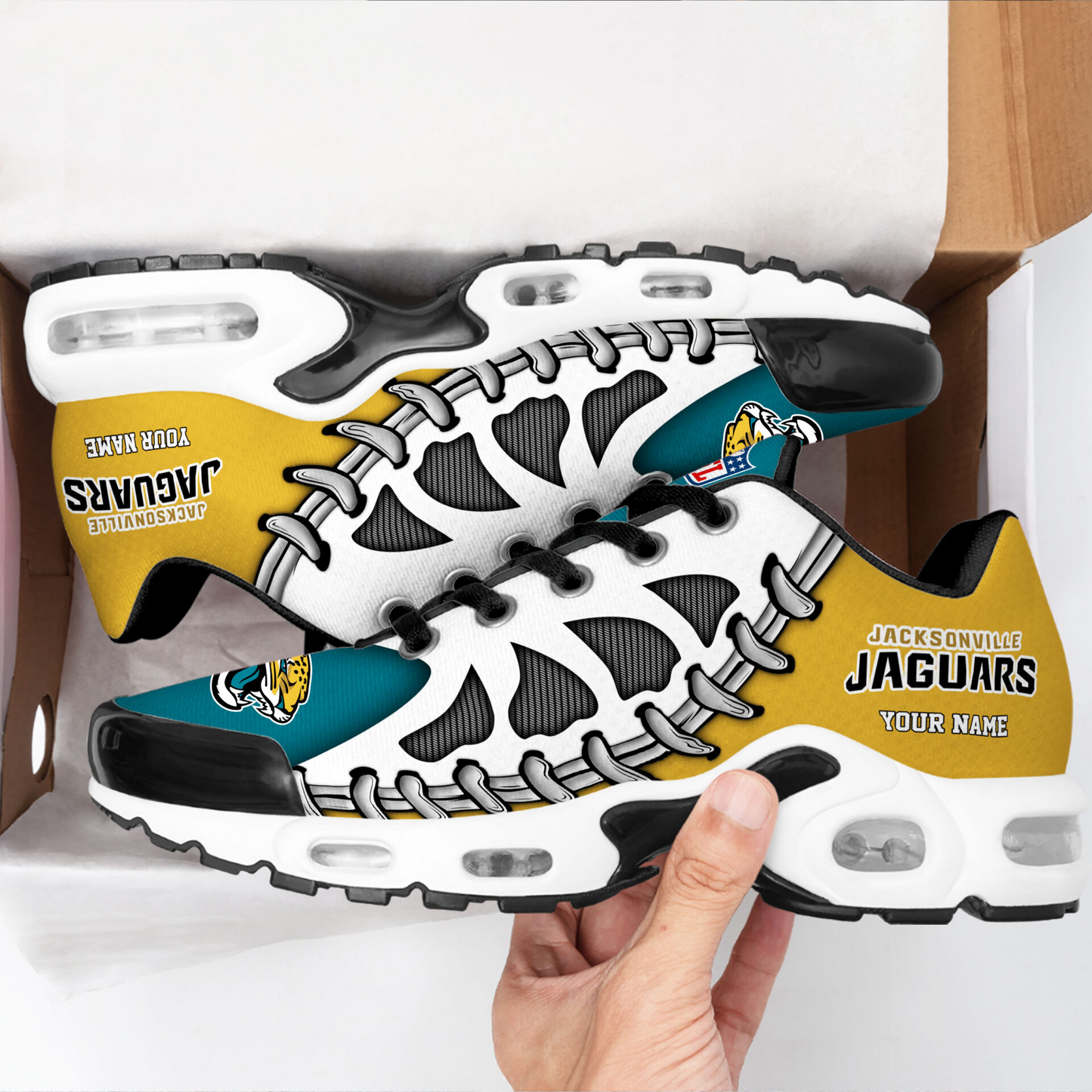 Premium NFL JAC Spine Rush Air Max Sneaker V4 NMD TTV