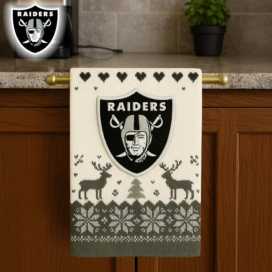 Premium NFL LV Christmas Kitchen Towel V1 NMD TTV