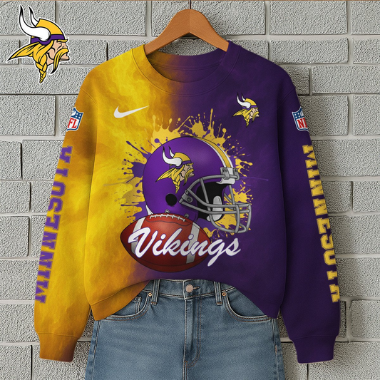Premium NFL MIN Printed Sweatshirt V1 NMD TTV