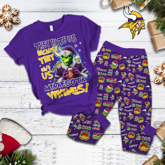 Premium NFL MIN x The Grinch Pajamas V1 NMD TTV