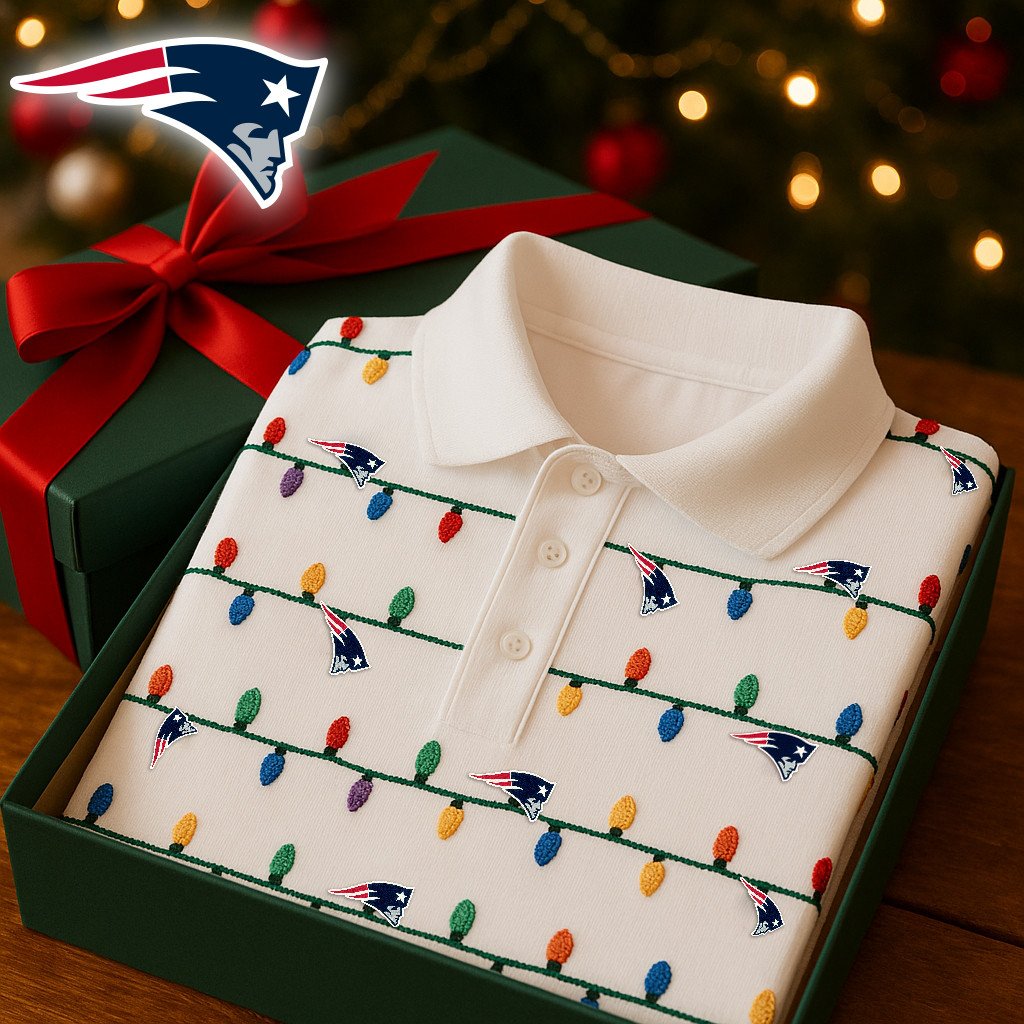Premium NFL NE Christmas Polo Shirt V2 NMD NHM
