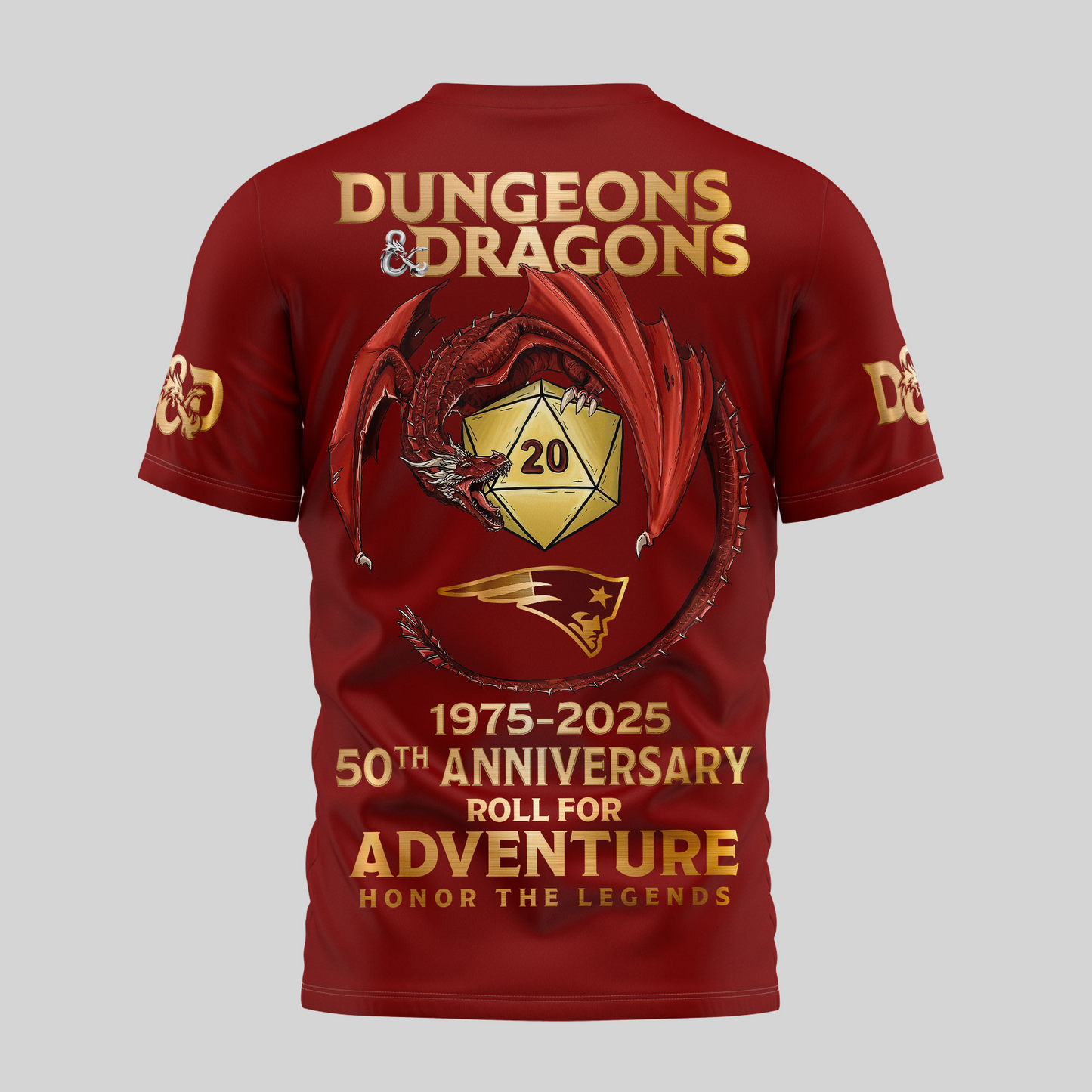 Premium NFL NE x Dungeons And Dragons 50th Anniversary Shirt V15 NMD TTV
