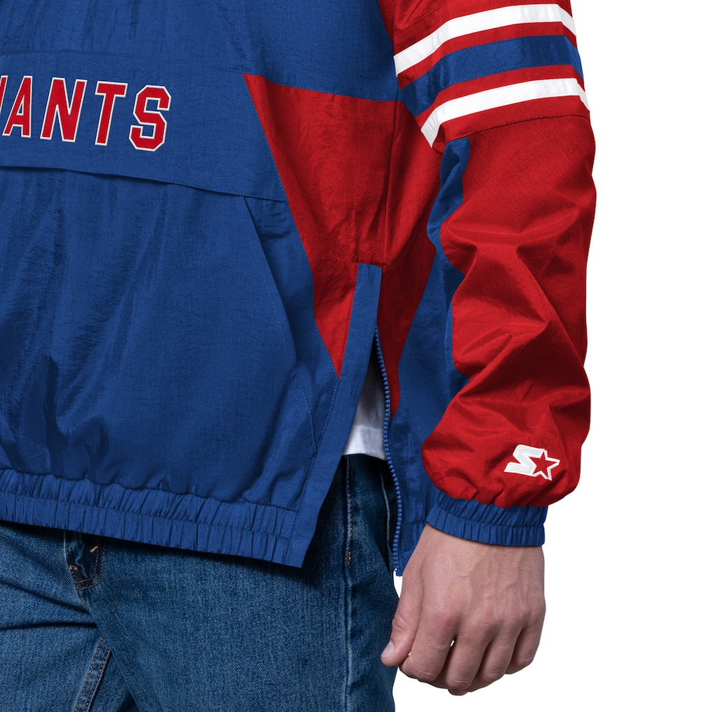 Premium NFL NYG Legacy Quarter-Zip Jacket V1 NMD TTV