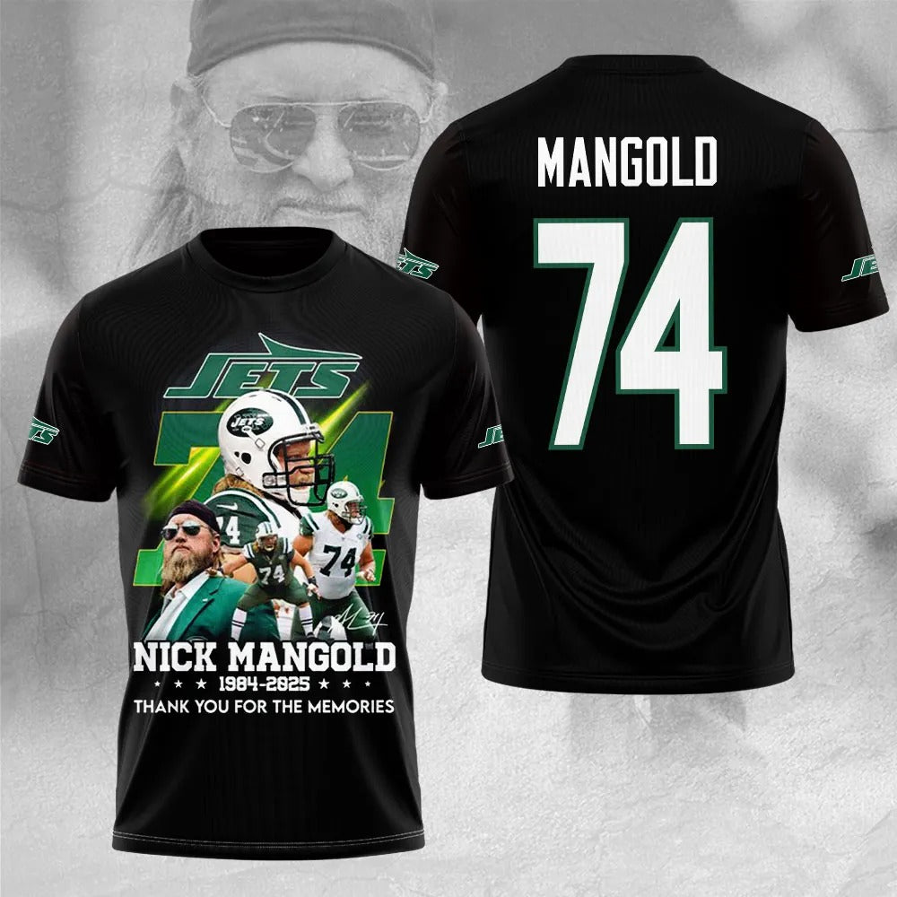 Premium NFL NYJ In Memory Of Nick Mangold T-shirt V13 NMD NHM
