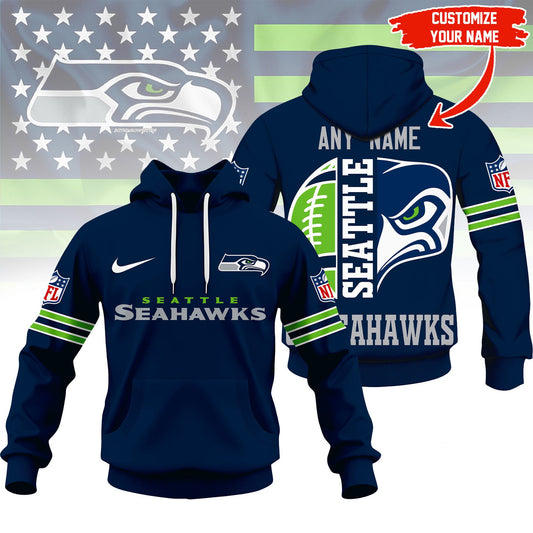 Premium NFL SEA Signature Fan Gear Hoodie V1 NMD NHM