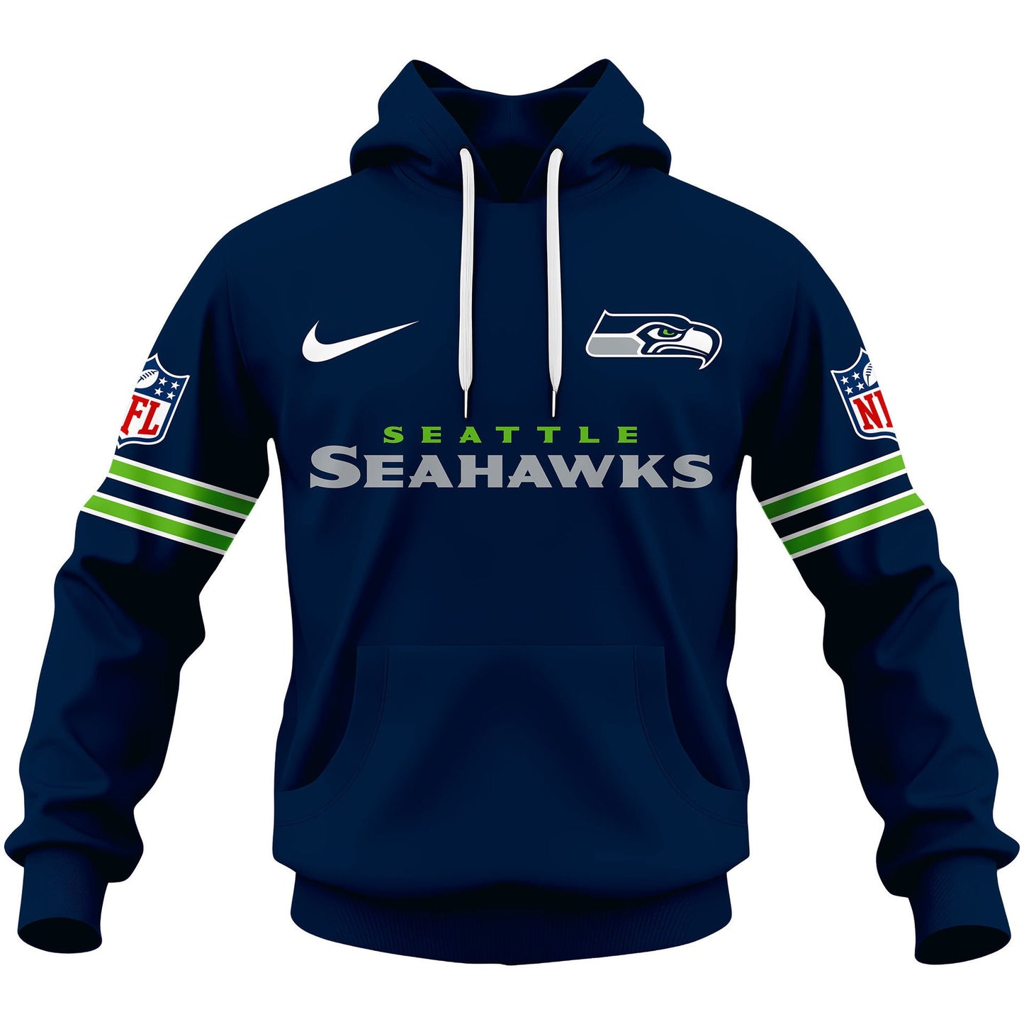 Premium NFL SEA Signature Fan Gear Hoodie V1 NMD NHM