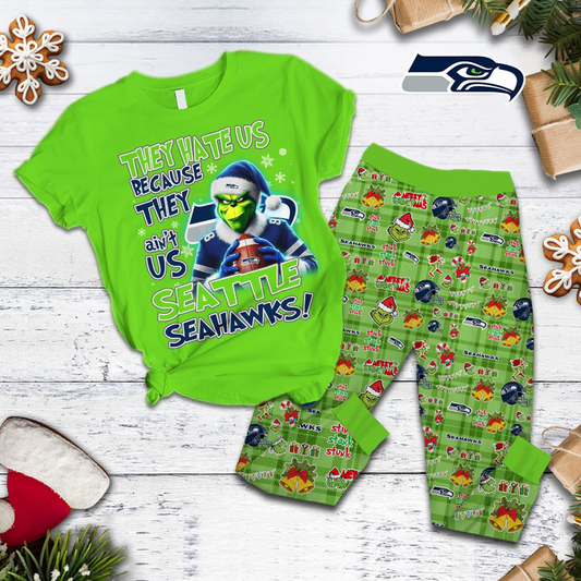 Premium NFL SEA x The Grinch Pajamas V1 NMD TTV
