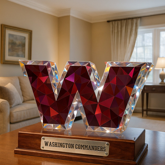 Premium NFL WAS Crystal Style Desktop Ornament V1 NMD  TTV