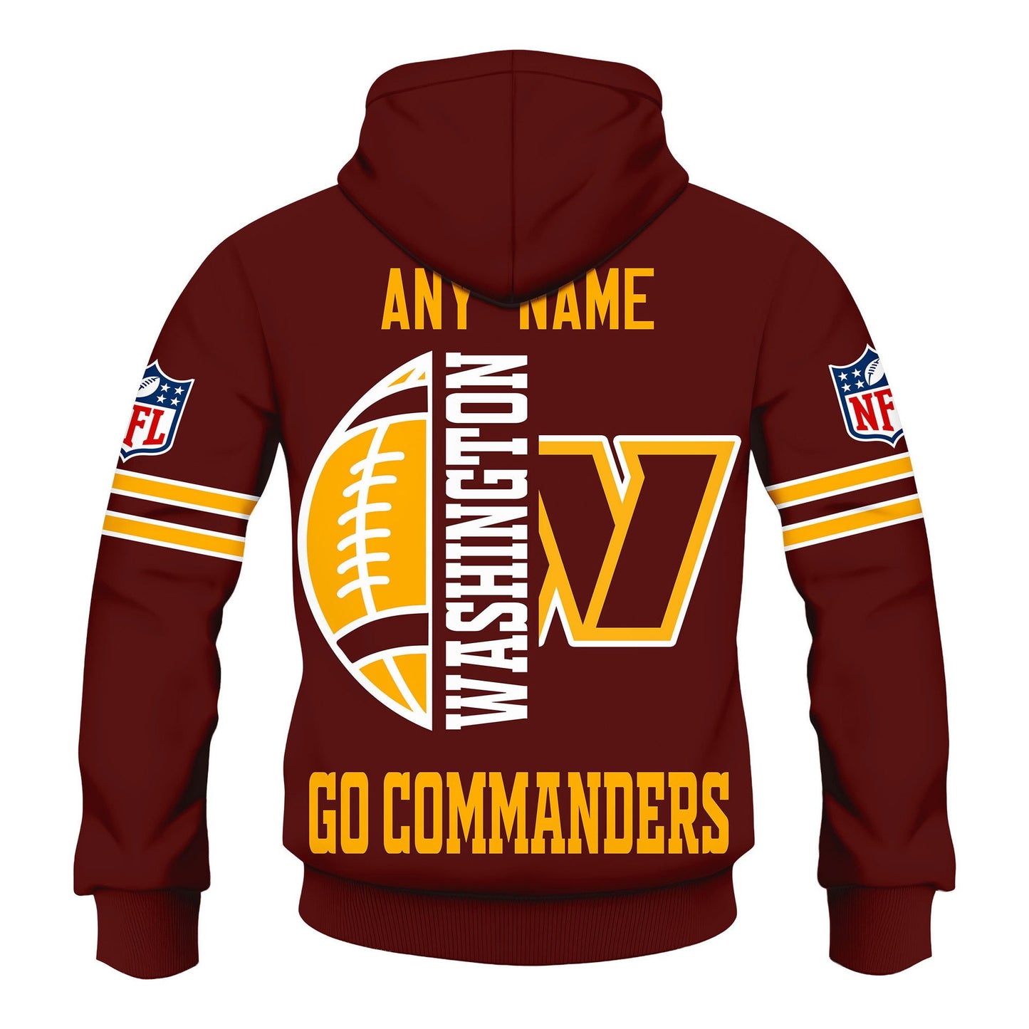 Premium NFL WAS Signature Fan Gear Hoodie V1 NMD NHM