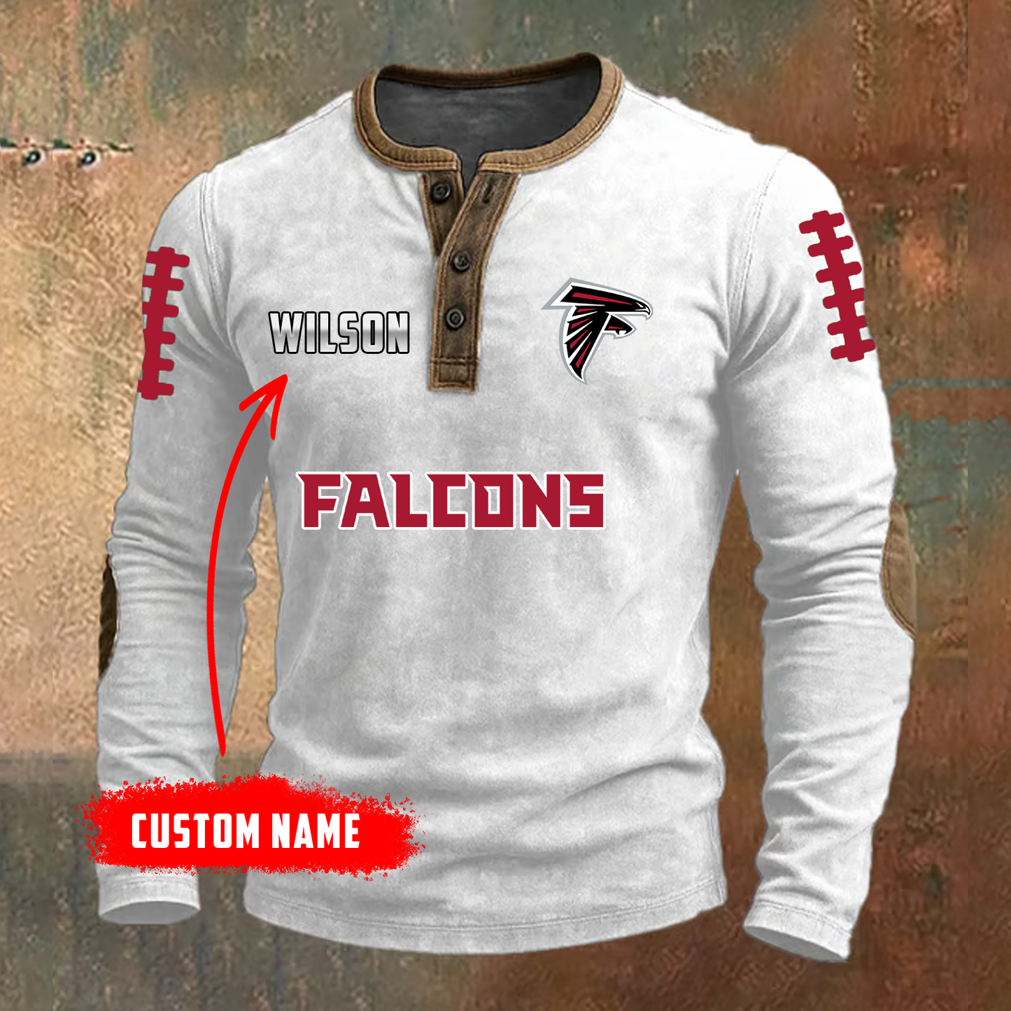 PREMIUM NFL X ATL LONG SLEEVE SHIRT NDT TDT