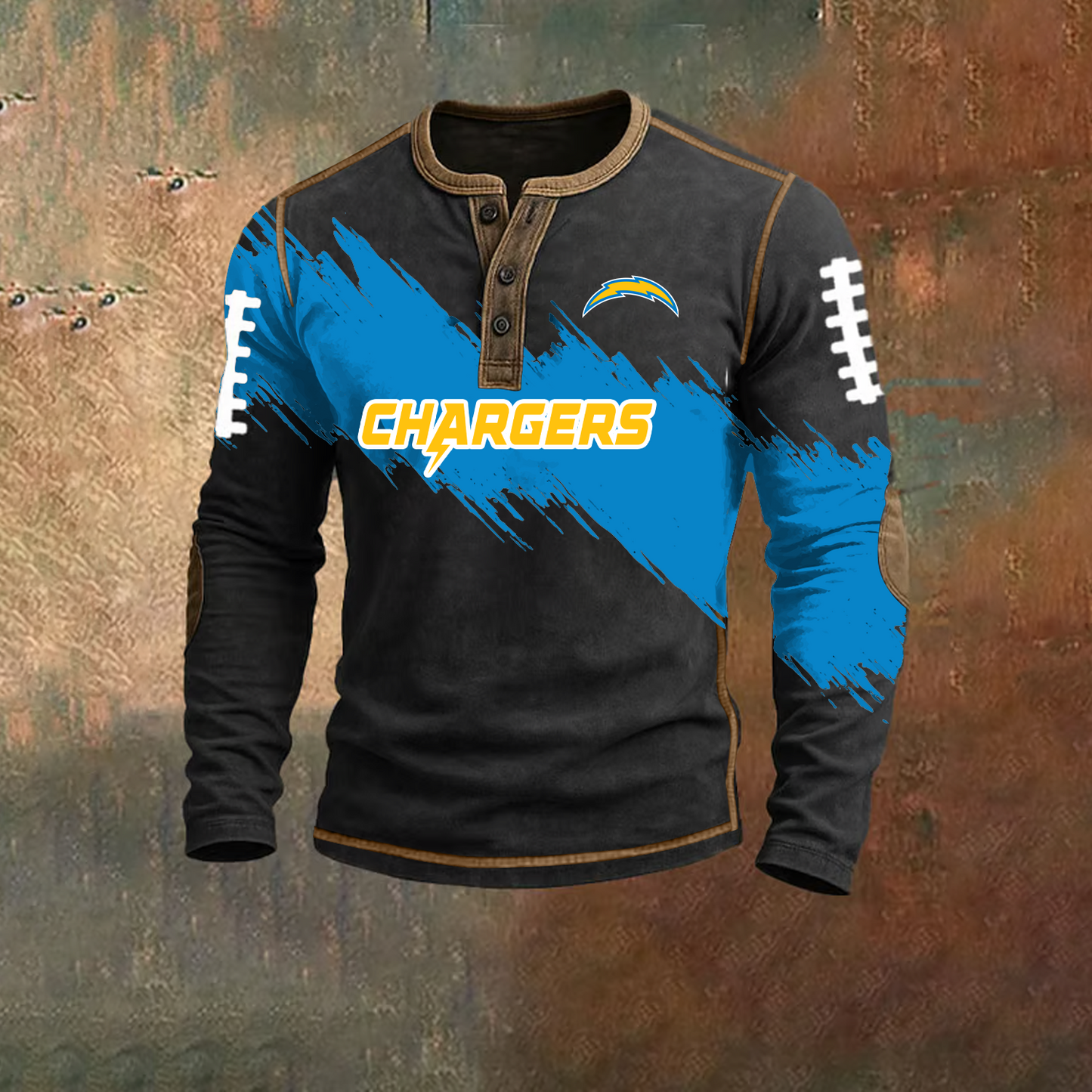 PREMIUM NFL X LAC HENLEY LONG SLEEVE OUTFIT SHIRT NDT TDT