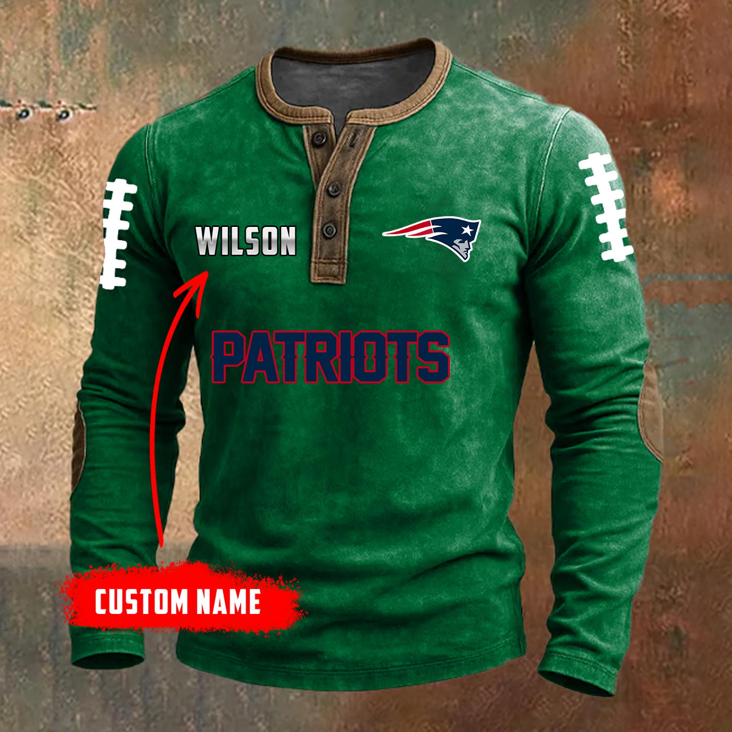 PREMIUM NFL X NEP LONG SLEEVE SHIRT NDT TDT
