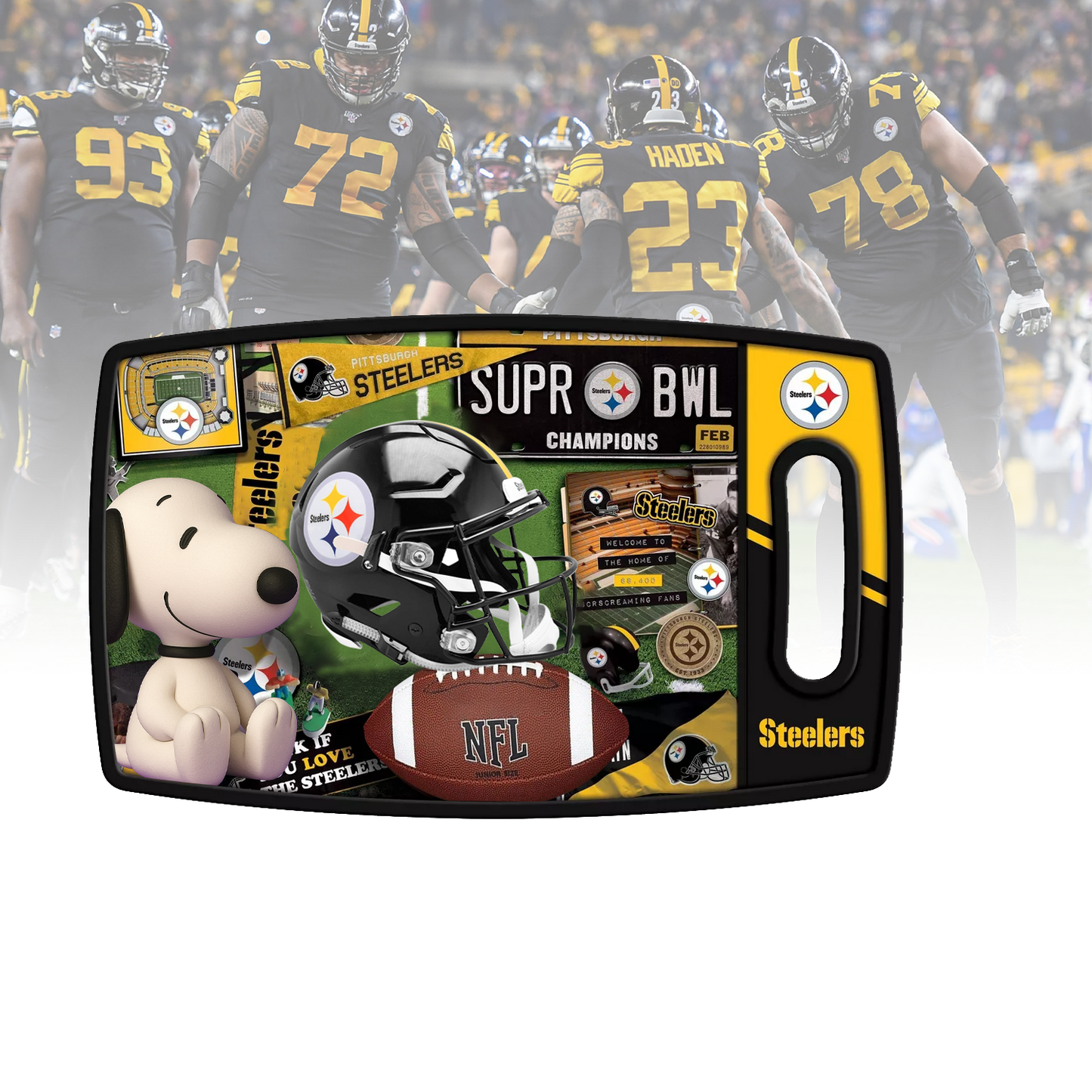 PREMIUM NFL x PIT Retro Series Cutting Board NDT TDT