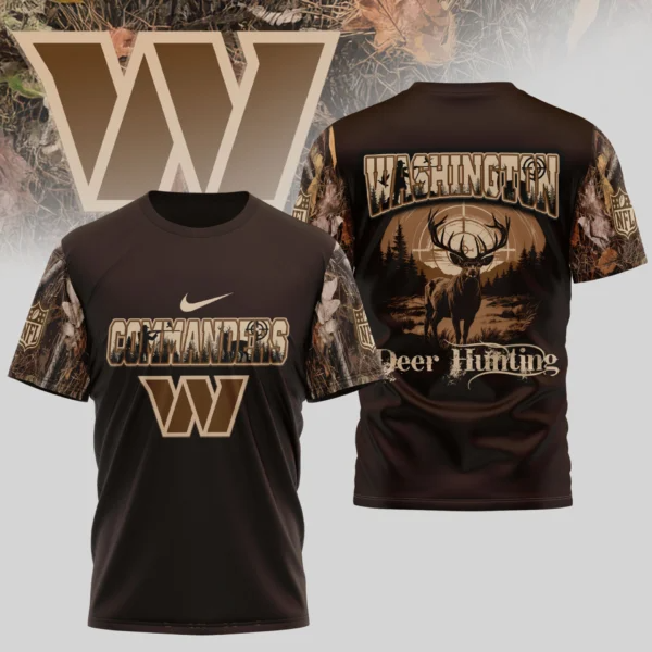 Premium NFL X WAS Deer Hunting 3D Shirt NDT NHM