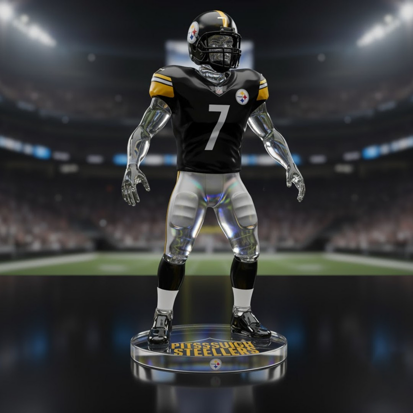 Premium PIT x NFL Crystal Style Desktop Ornament DatND DVT