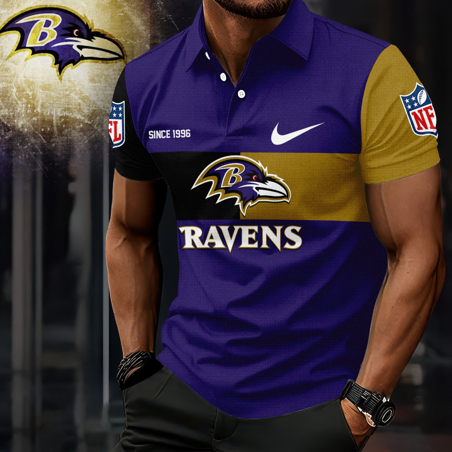 BR Premium NFL V5 Polo Shirt DDT CTND