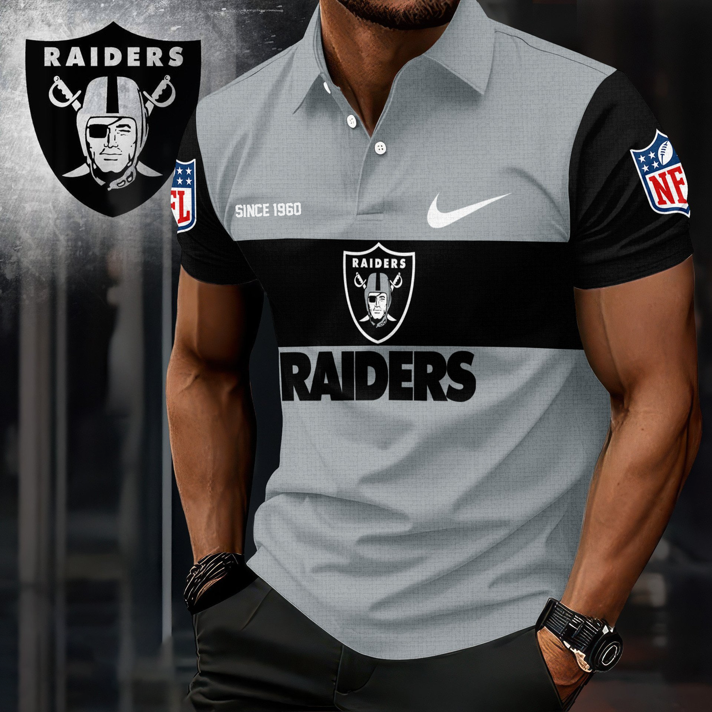 LVR Premium NFL V5 Polo Shirt DDT CTND