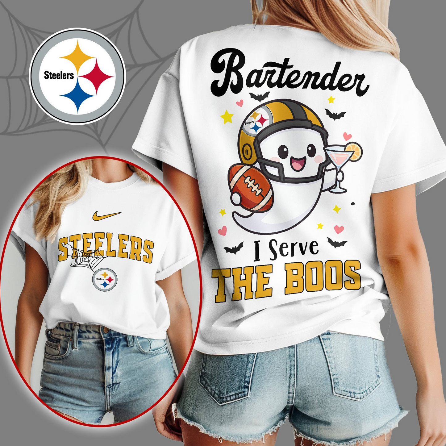 PS Premium NFL Bartender Halloween Fan Women Shirt DDT CTND