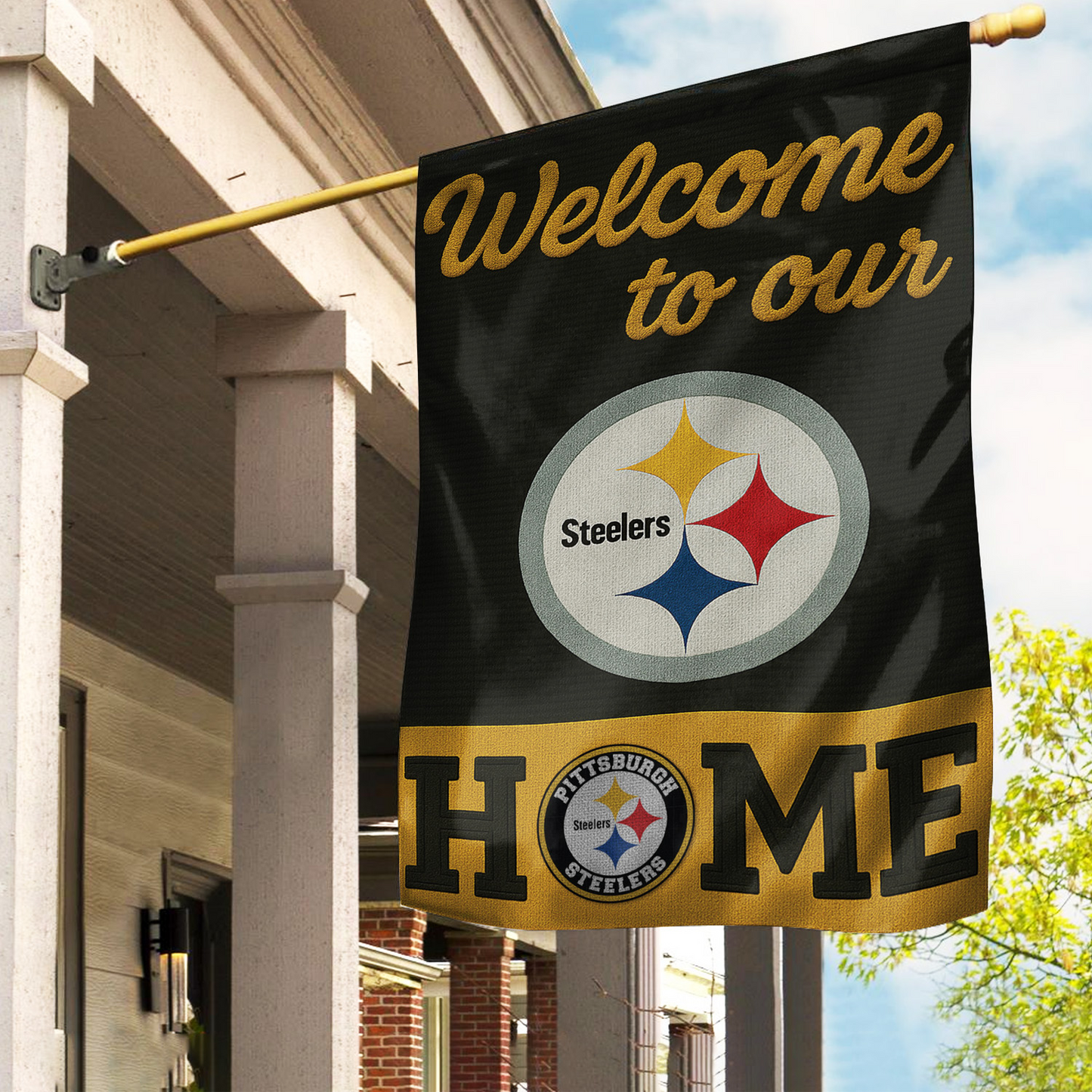 PS Premium NFL Welcome Home Flag DDT NTL