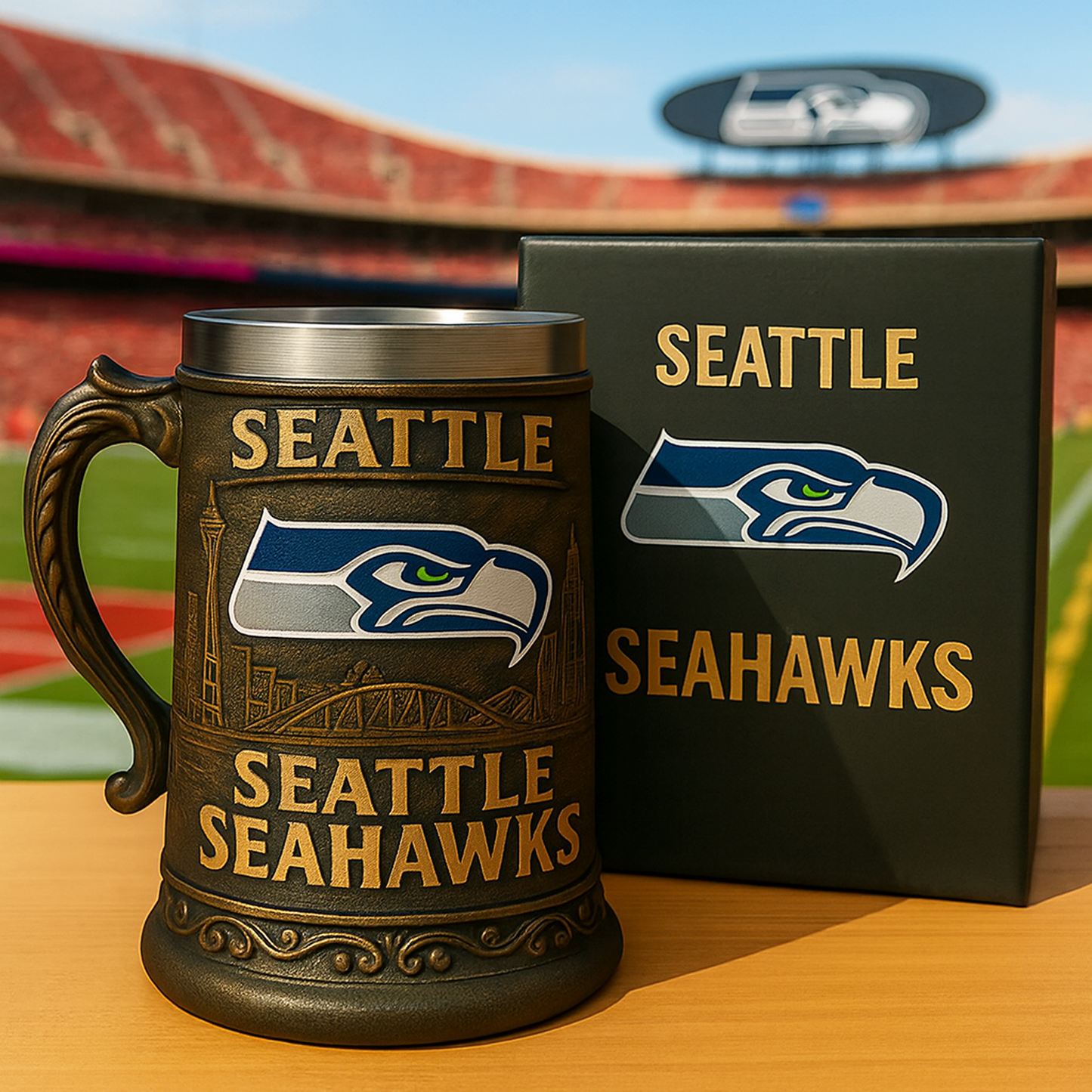 SEA x NFL Collectible Beer Stein DATND TANTD