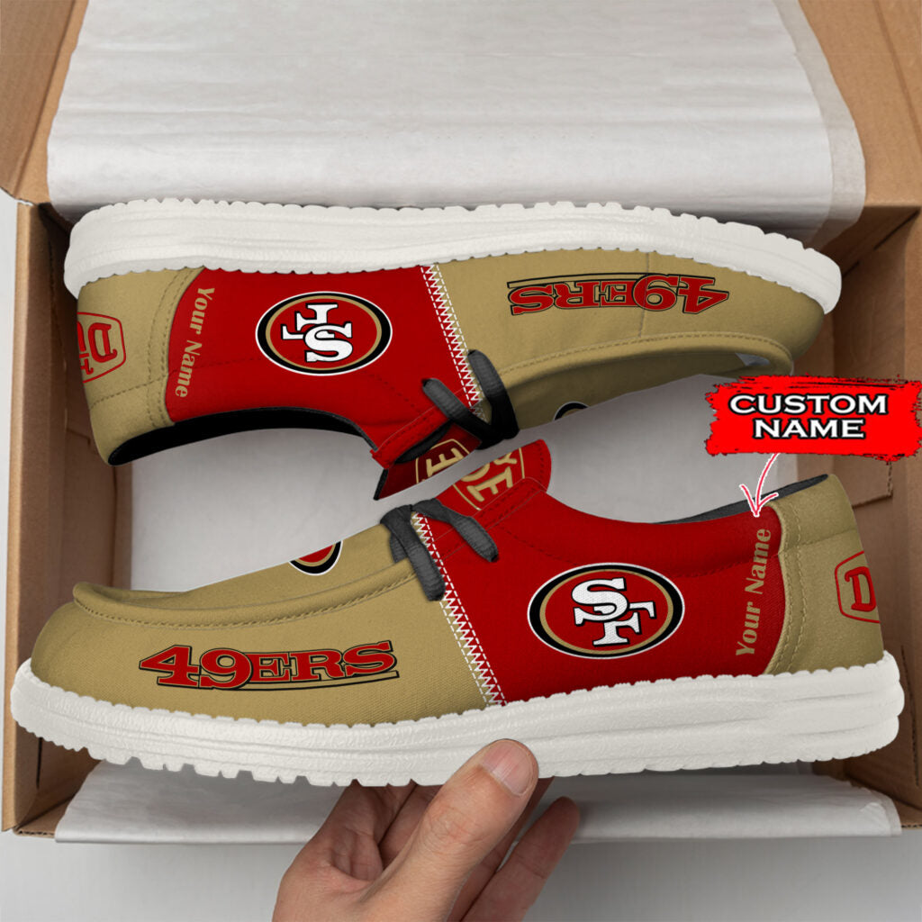 SF Personalized NFL Hey Dude Shoes DatND ThuongNH