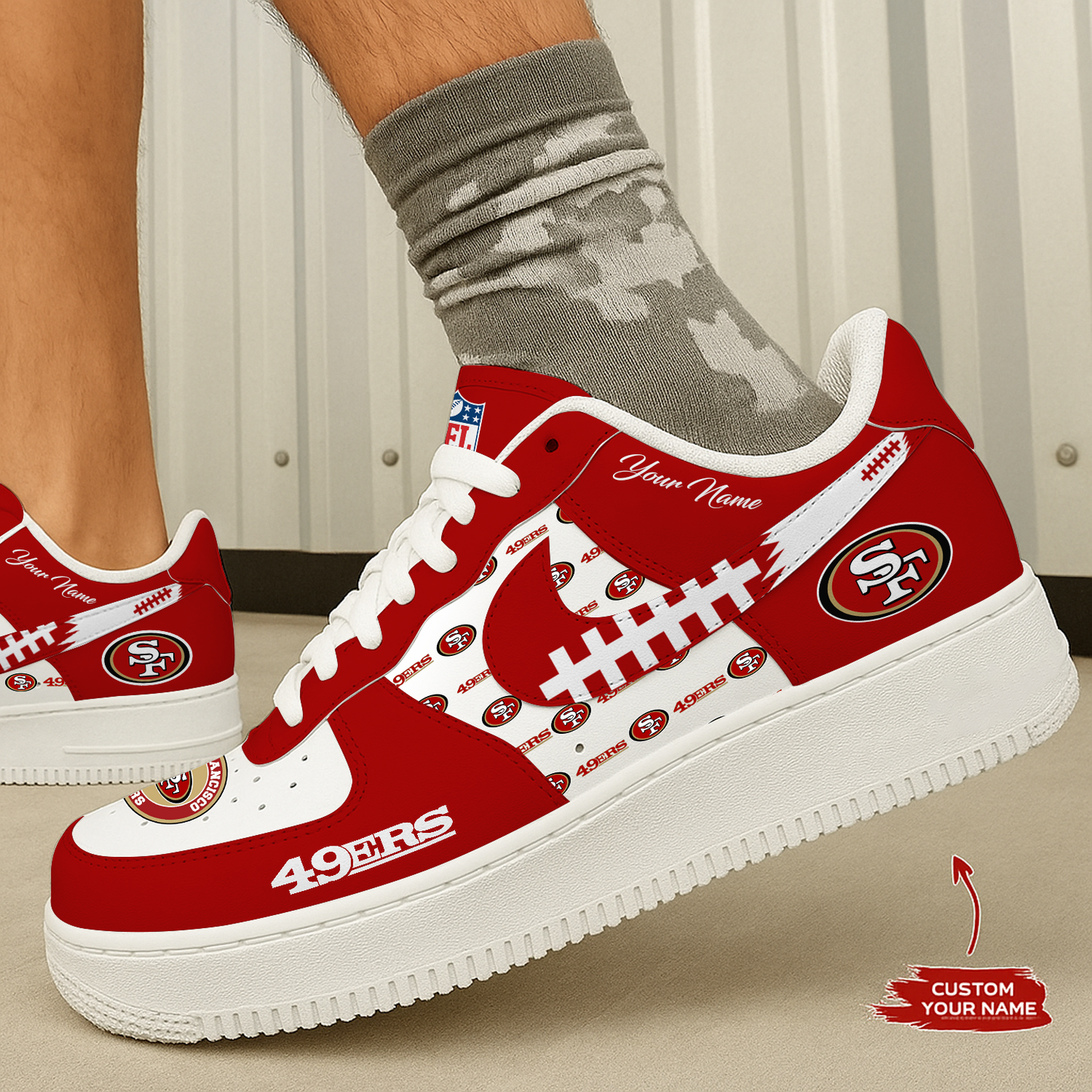 SF x NFL Personalized AF1 Shoes DatND DVT