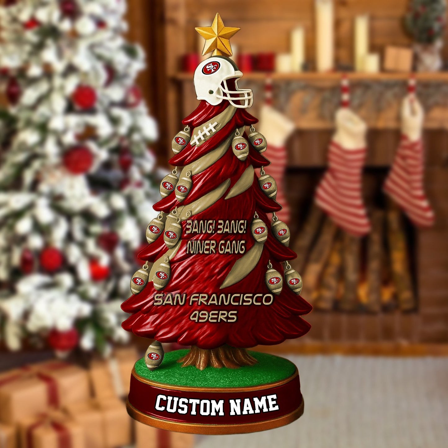 SF49 NFL Acrylic Block Gift For Fans DDT CTND