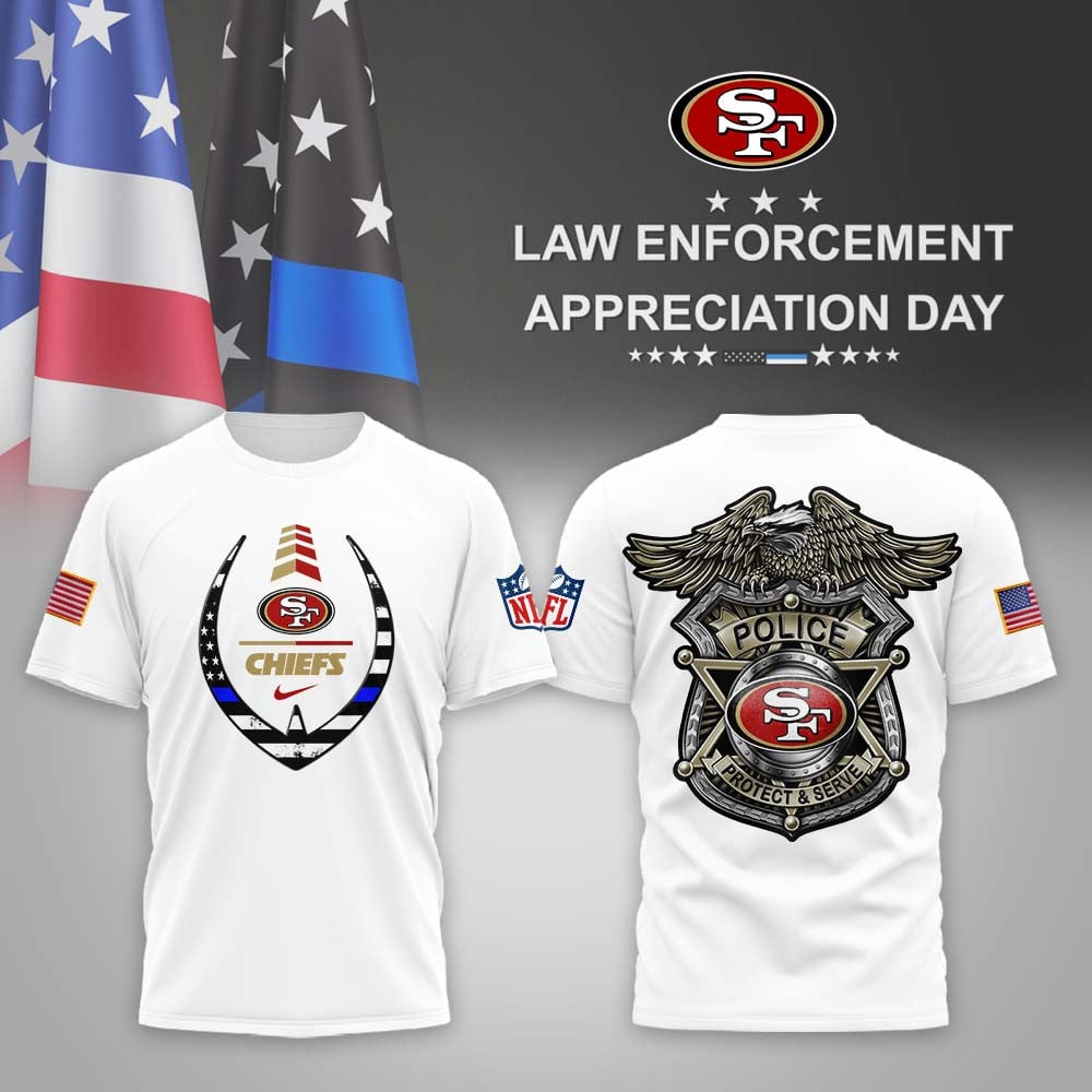 SF49 Premium Law Enforcement Appreciation Day T-shirt DDT CTND