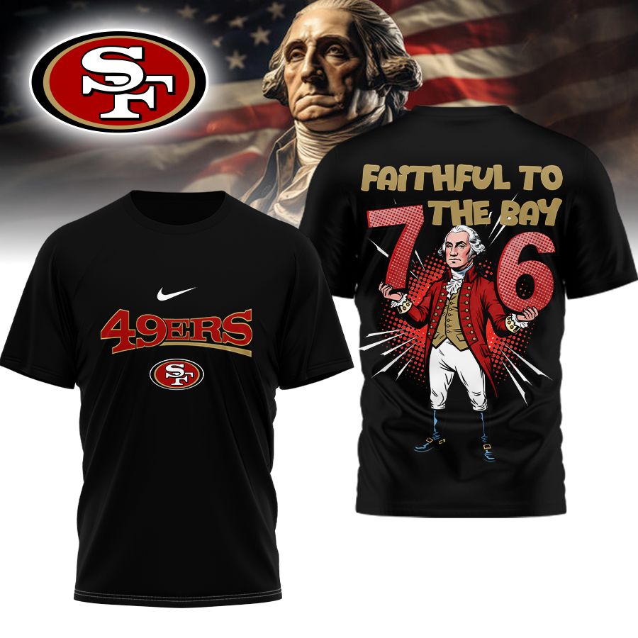 SF49 Premium NFL 6-7 7-6 George Washington 3D Shirt DDT 071025 HLPHUONG