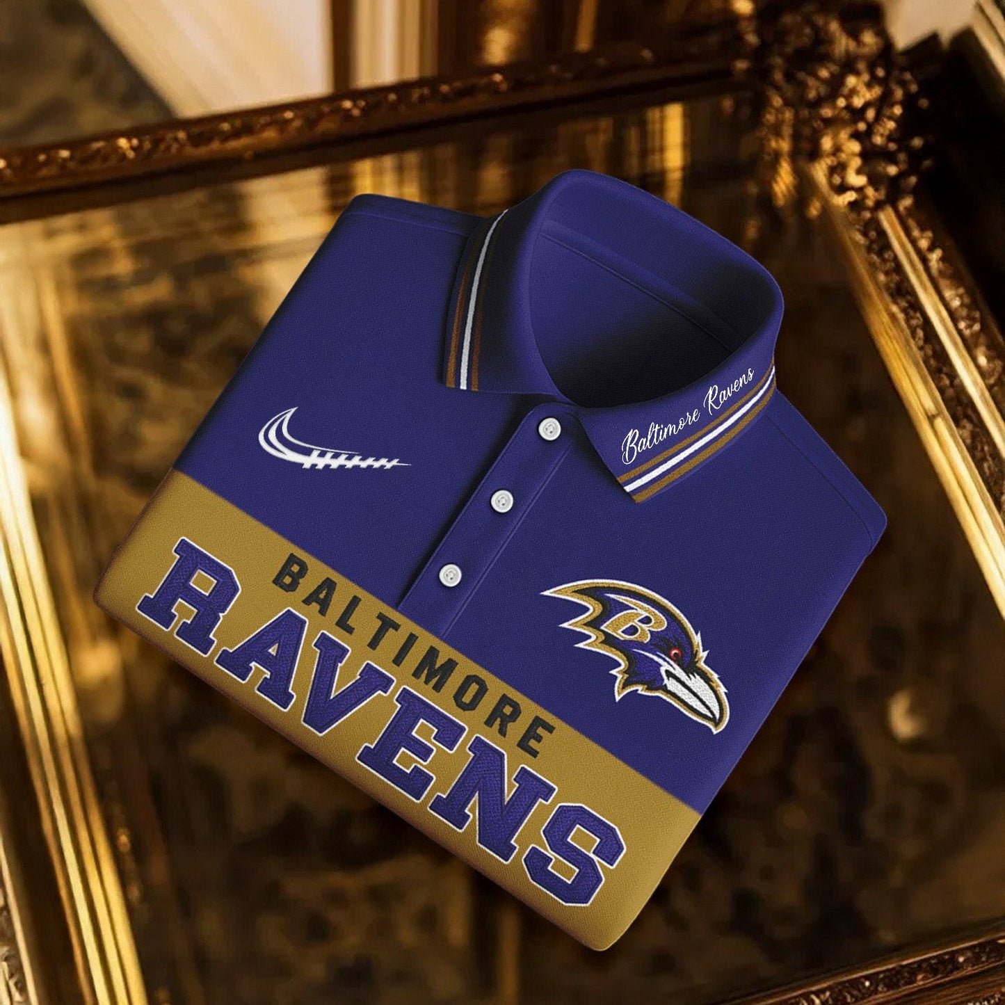 SIGNATURE NFL X BAL BUSINEES CLASSIC LONG POLO SHIRT NDT NHM