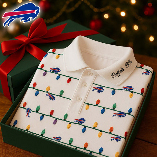 SIGNATURE NFL X BUF Christmas Polo Shirt 2025 NDT NHM