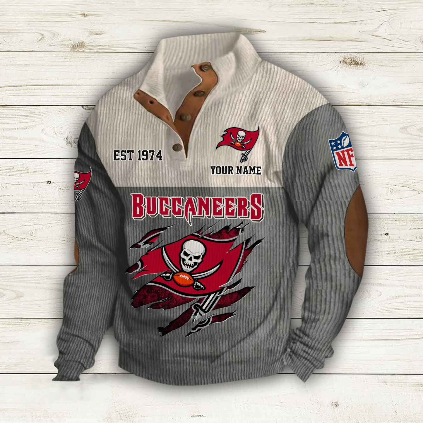 TB x NFL Custom Name Sport Sweatshirt DatND DVT
