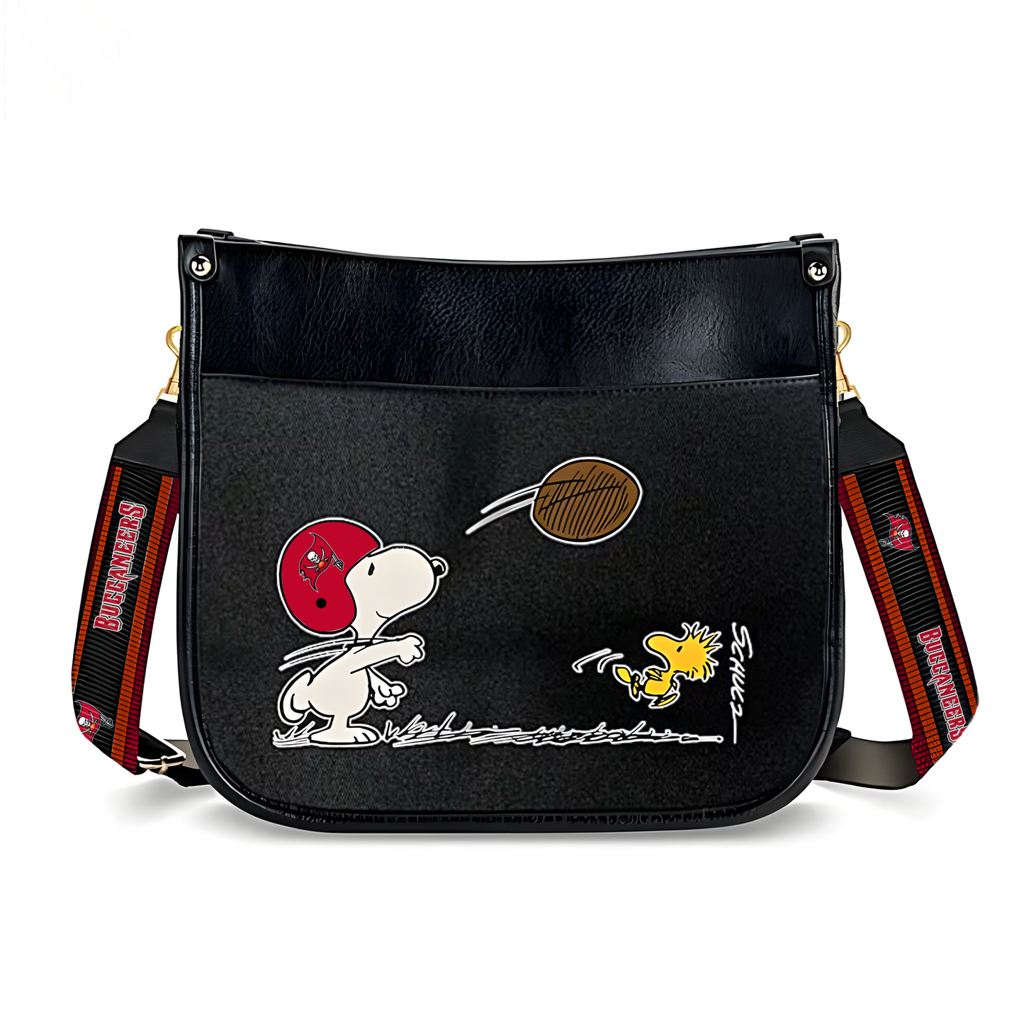 TB x NFL Peanuts Snoopy Football Shoulder Bag DatND ThuongNH