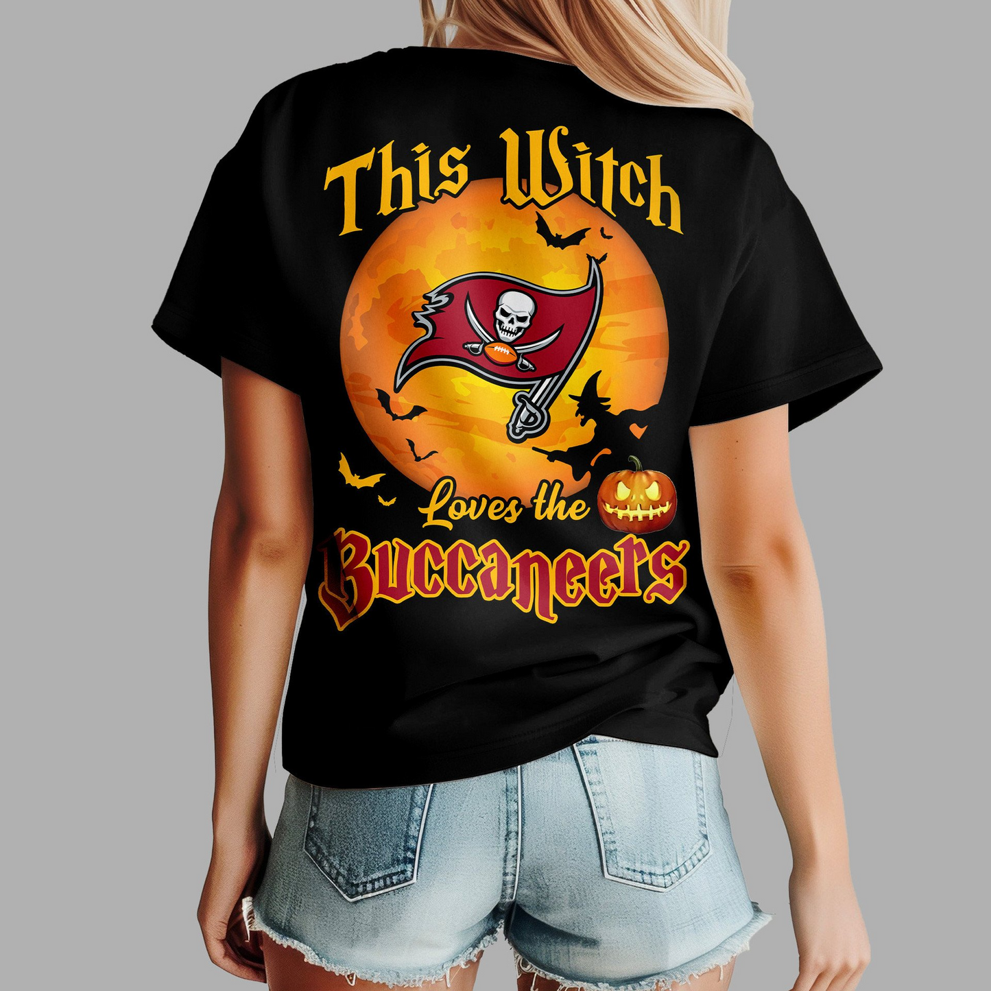 TBB Premium NFL Halloween Witch Women Shirt DDT CTND