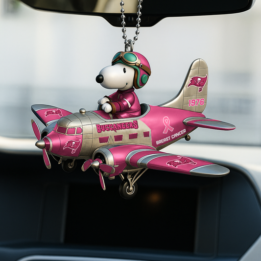 TBB Premium NFL x SNP Breast Cancer Car Hanging Ornament DDT NTL
