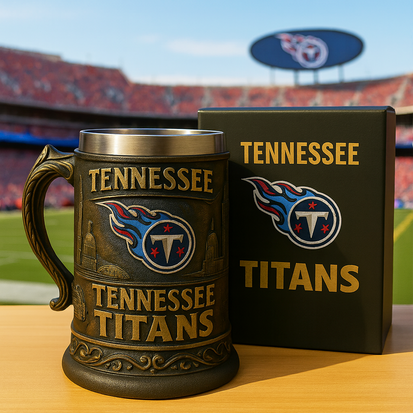 TEN x NFL Collectible Beer Stein DATND TANTD