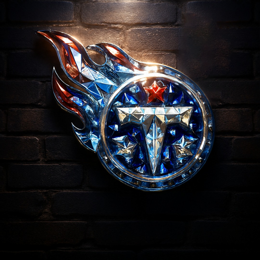 TEN X NFL Diamond Crystal Wall Art DatND DVT