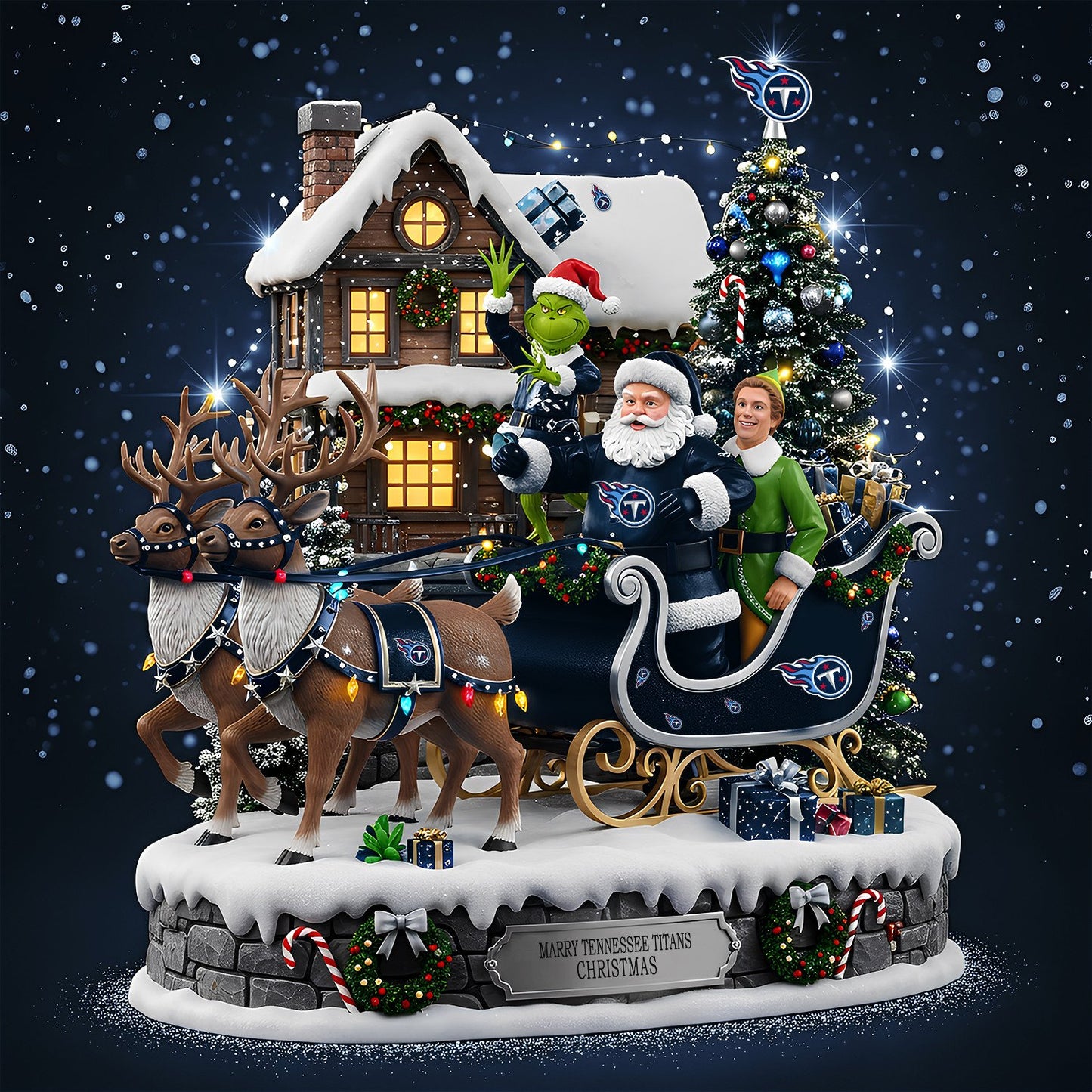 TT Acrylic Block - NFL Christmas Gift For Fans DDT CTND