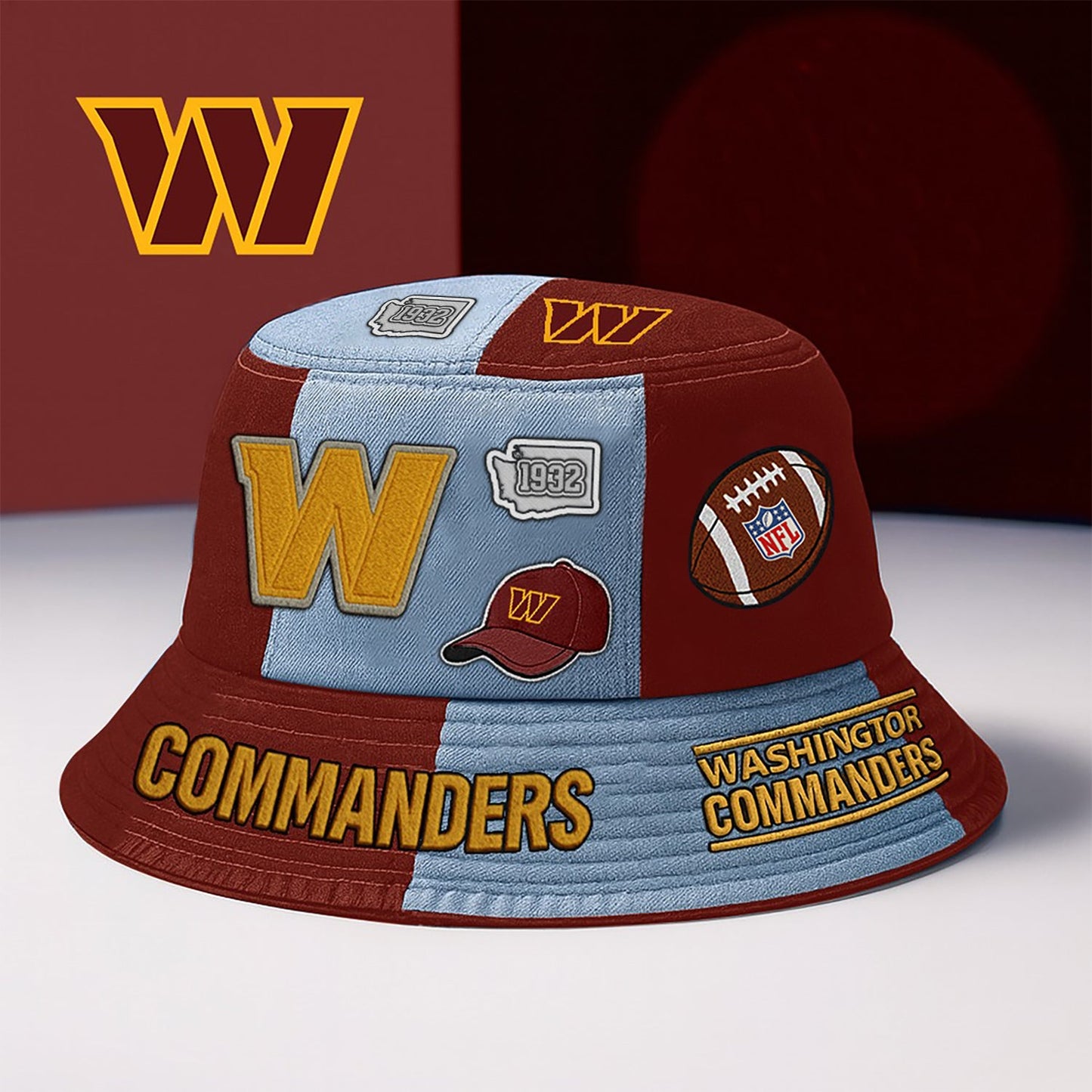 WAS x NFL BUCKET HAT TUANND NHM